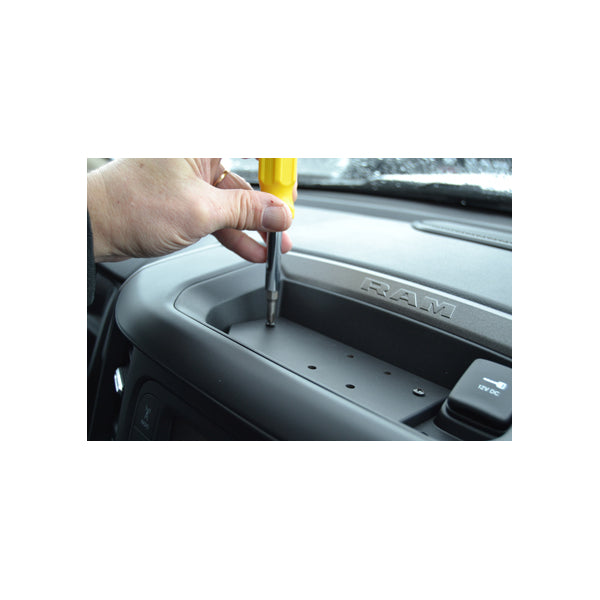Heavy Duty No-Drill Center Dash Mount for Ram 1500/2500 (2019-2024) - Secure Phone & GPS Holder for Off-Roading & Truck Accessories Installation