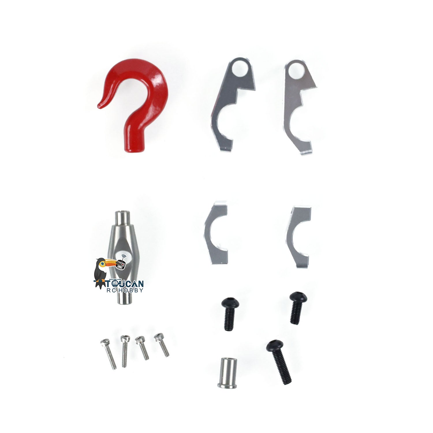 JDM 128 Model RC Hydraulic Telescopic Forklift Metal Hook Drop Hanger - DIY Construction Vehicle Accessory for Heavy Lifting & Material Handling | Perfect for Construction Sites, Warehouses & RC Hobby Projects