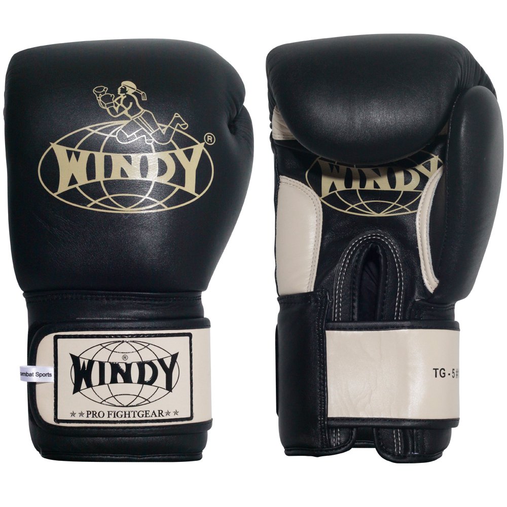 YOKKAO Windy Leather Muay Thai Boxing Gloves for Training & Sparring - Premium Kickboxing Equipment for MMA, Fitness & Martial Arts Practice