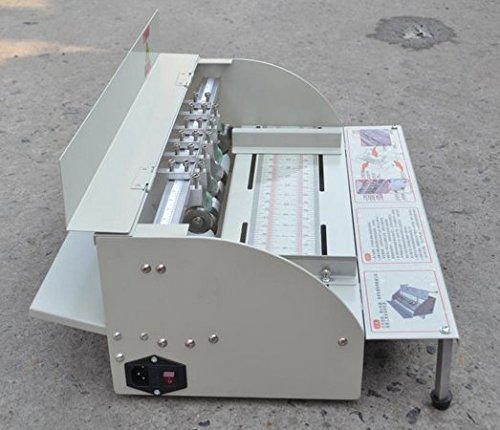 110V/220V H500 Electric Book Cover Creasing Machine - Automatic Card Folding & Color Page Dasher for Paper Craft & Bookbinding (Office/Printing Shop Use)