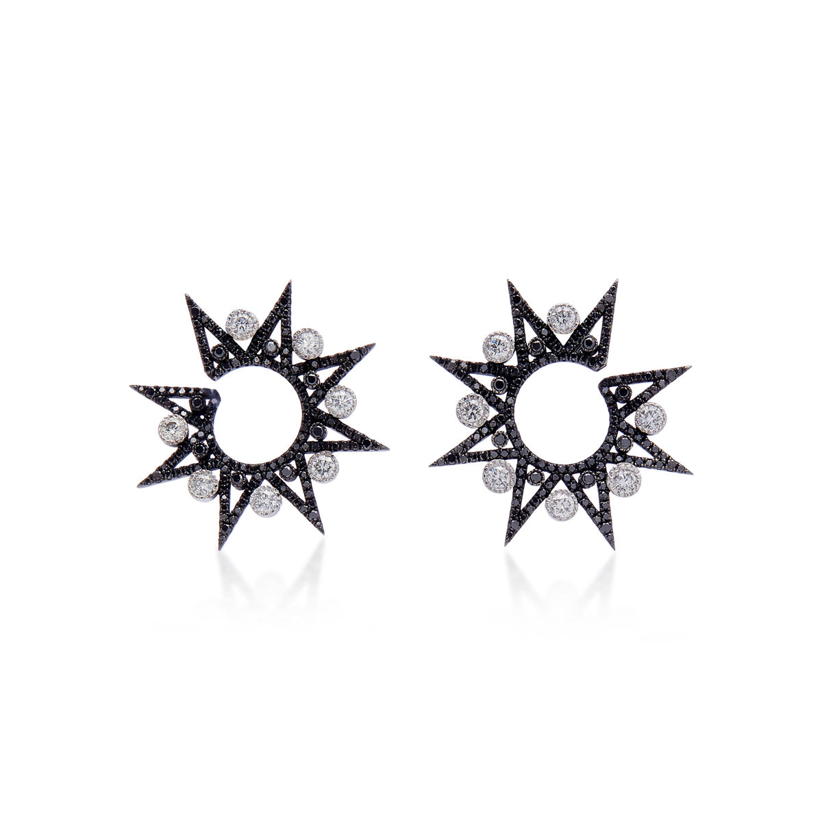 Lyra Black Earrings for Women - Elegant Gothic Dangle Earrings for Party, Wedding & Everyday Wear