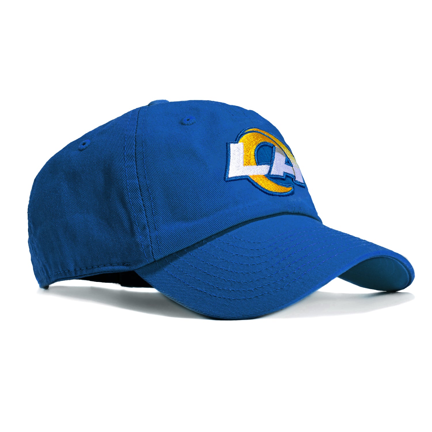47 Brand Los Angeles Rams Montego Cleanup Adjustable Hat - Royal Blue - Official NFL Licensed Snapback Cap for Men & Women - Perfect for Game Day, Tailgating & Sports Fan Gifts