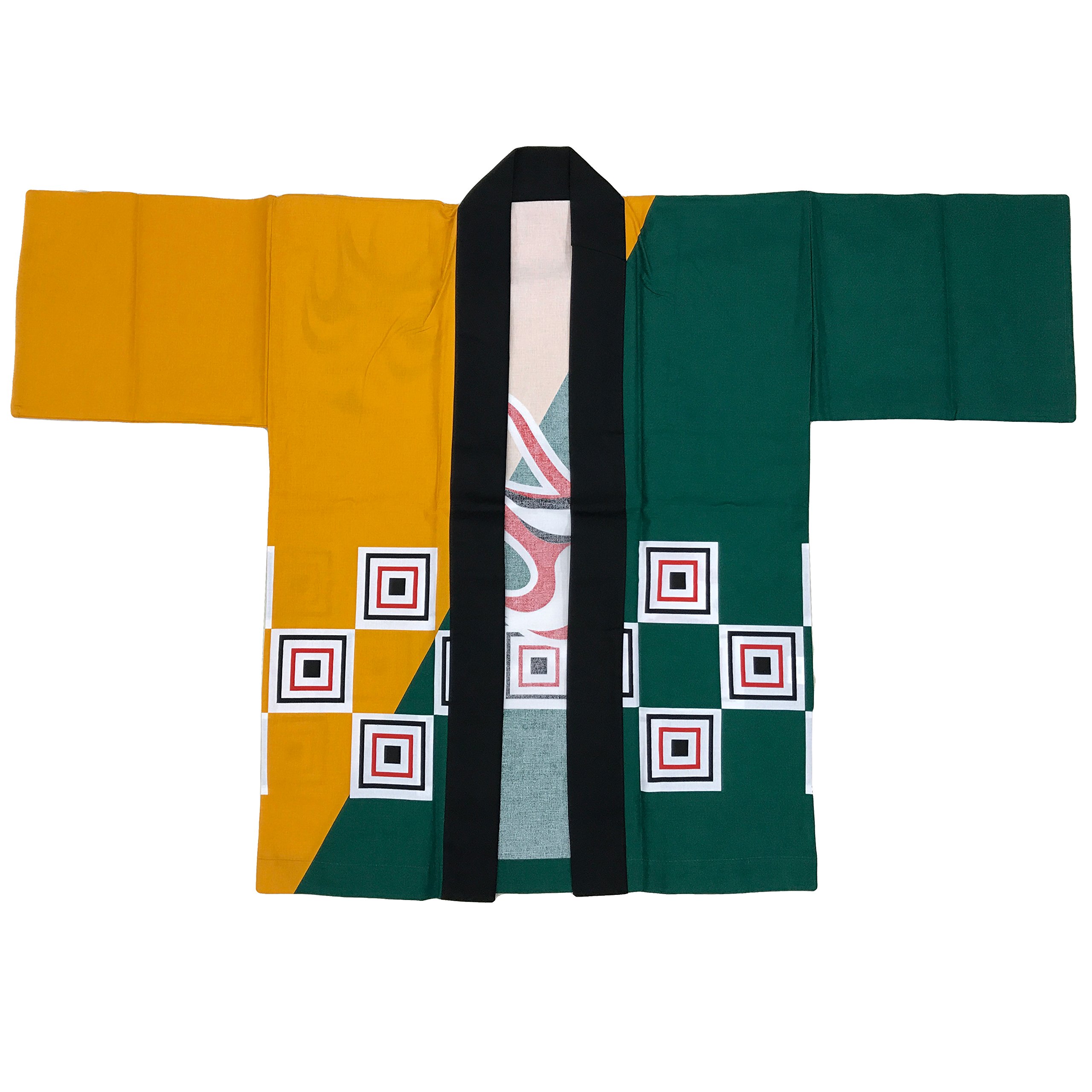 Japanese Festival Hanten Happi Coat - Traditional Cotton Kimono Jacket for Matsuri, Cosplay & Cultural Events - Perfect for Summer Festivals, Halloween & Themed Parties
