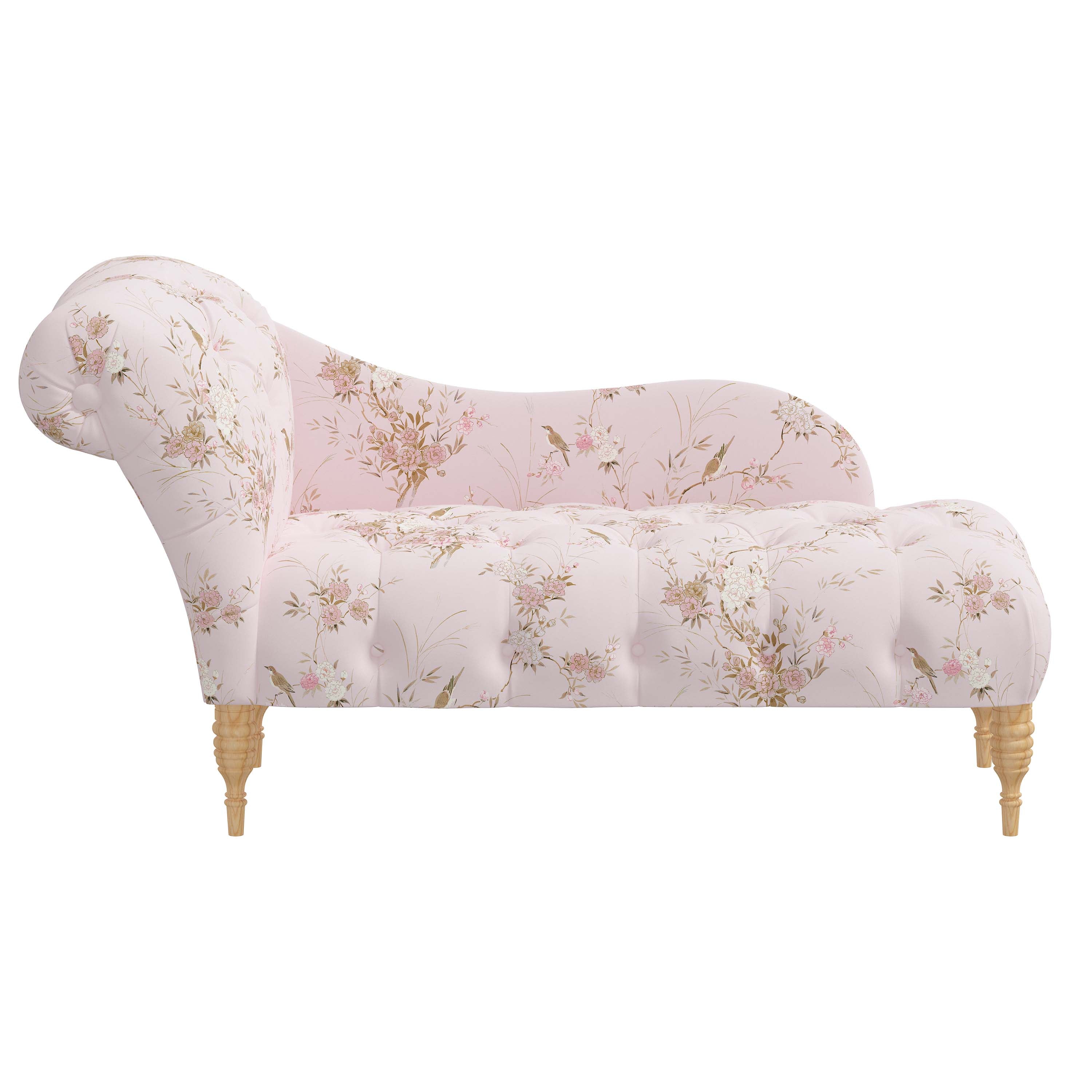 Rowen Chaise Lounge Chair - Modern Accent Furniture for Living Room, Bedroom & Patio - Stylish Upholstered Seating with Wooden Legs - Perfect for Relaxing, Reading & Decorating Your Home