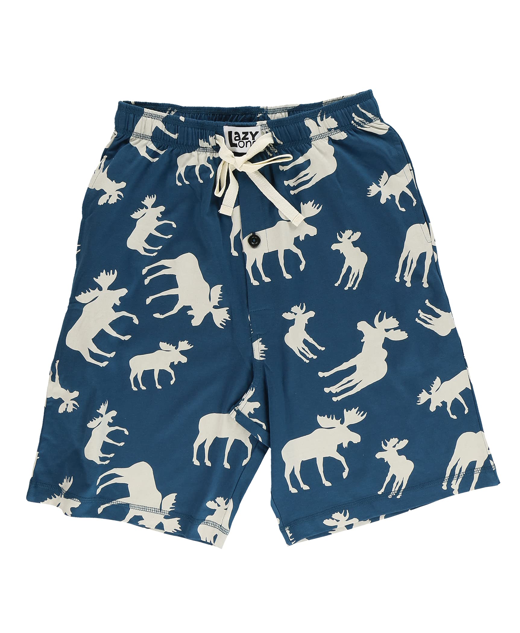 Lazy One Men's Pajama Shorts - Soft & Comfortable Sleepwear Pants for Lounge & Nightwear - Perfect for Summer Nights, Relaxing at Home, and Sleepovers