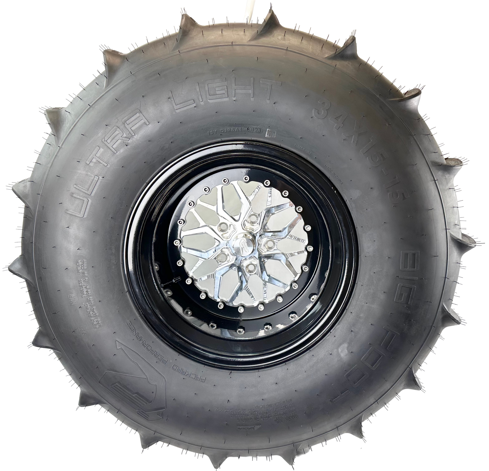 Packard Performance Big Foot Paddle Tires 34x15x15 - Rear ATV/UTV Sand Tires for Dune Racing, Mud Riding & Off-Road Adventures