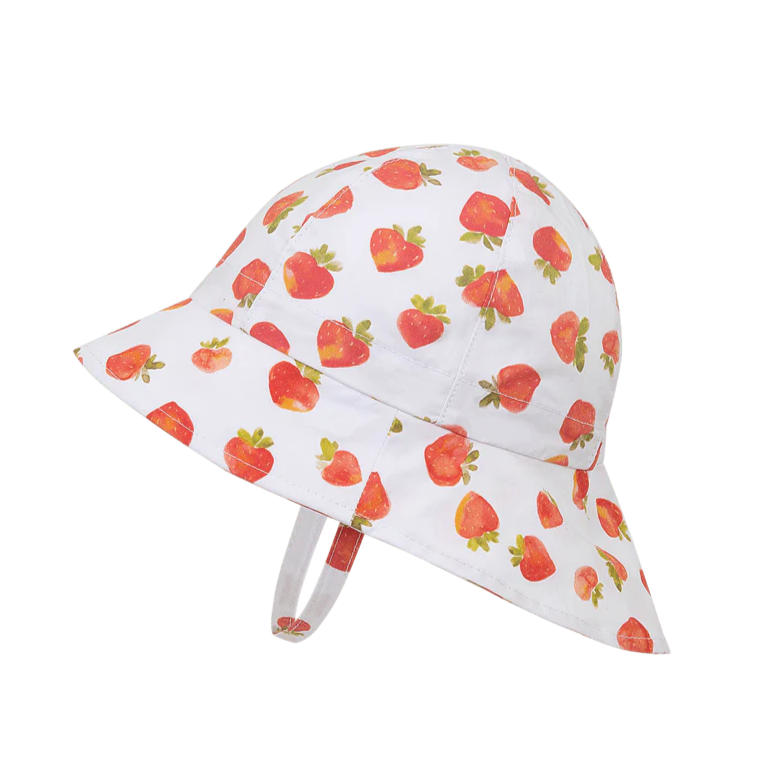 Millymook White Alva Baby Legionnaire Hat - UV Protection Sun Hat for Infants & Toddlers - Perfect for Beach, Park, and Outdoor Activities