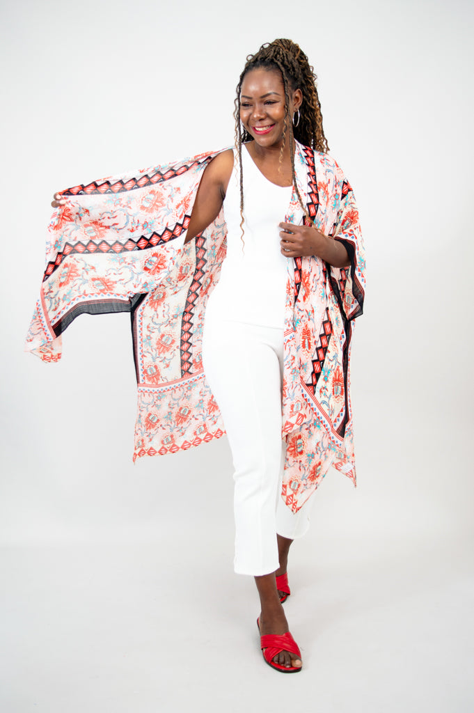 Darcy Women's Fashion One Size Floral Print Wrap Dress - Perfect for Summer Outings, Beach Vacations, and Casual Parties