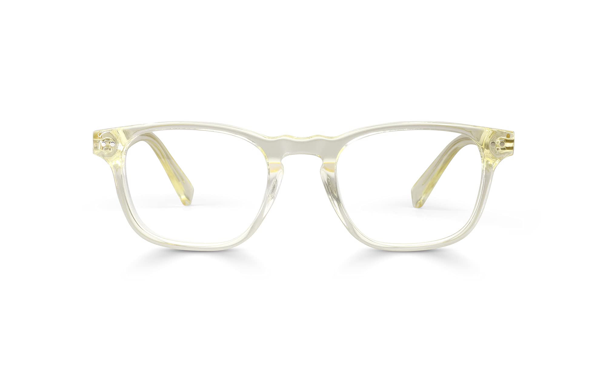 eyebobs Old Sport Premium Unisex Reading Glasses for Men & Women | Lightweight Rectangular Frame | Blue Light Blocking | Fashion Eyewear for Reading, Computer Work & Office Use