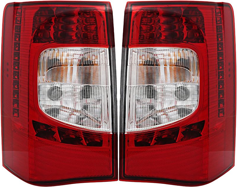 2011-2016 Chrysler Town & Country LED Tail Lights Replacement Pair - Left & Right Side Lamps for Enhanced Safety & Style - Perfect for Night Driving & Car Upgrades