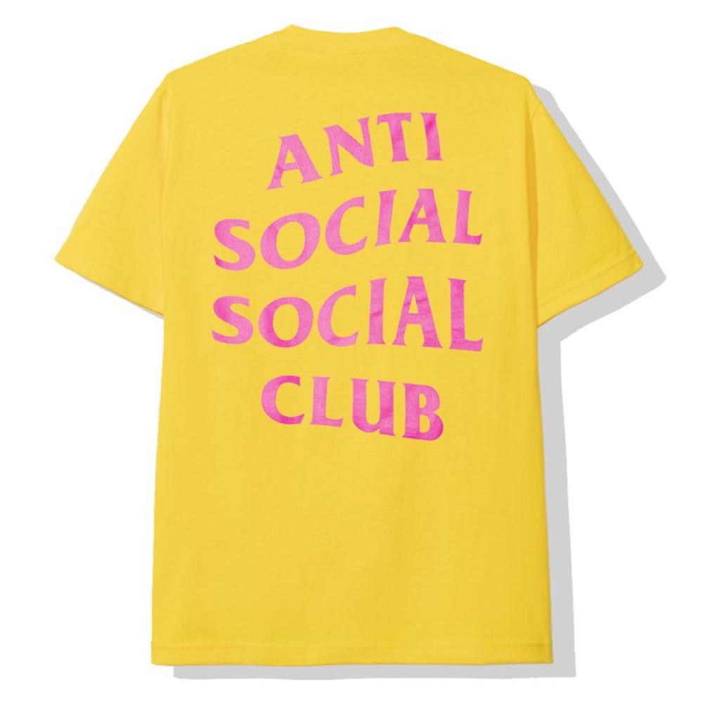 AntiSocialSocialClub STRAIGHT PIPE MUSTARD TEE - Trendy Streetwear Graphic T-Shirt for Men & Women | Perfect for Casual Outfits, Urban Fashion & Street Style Looks