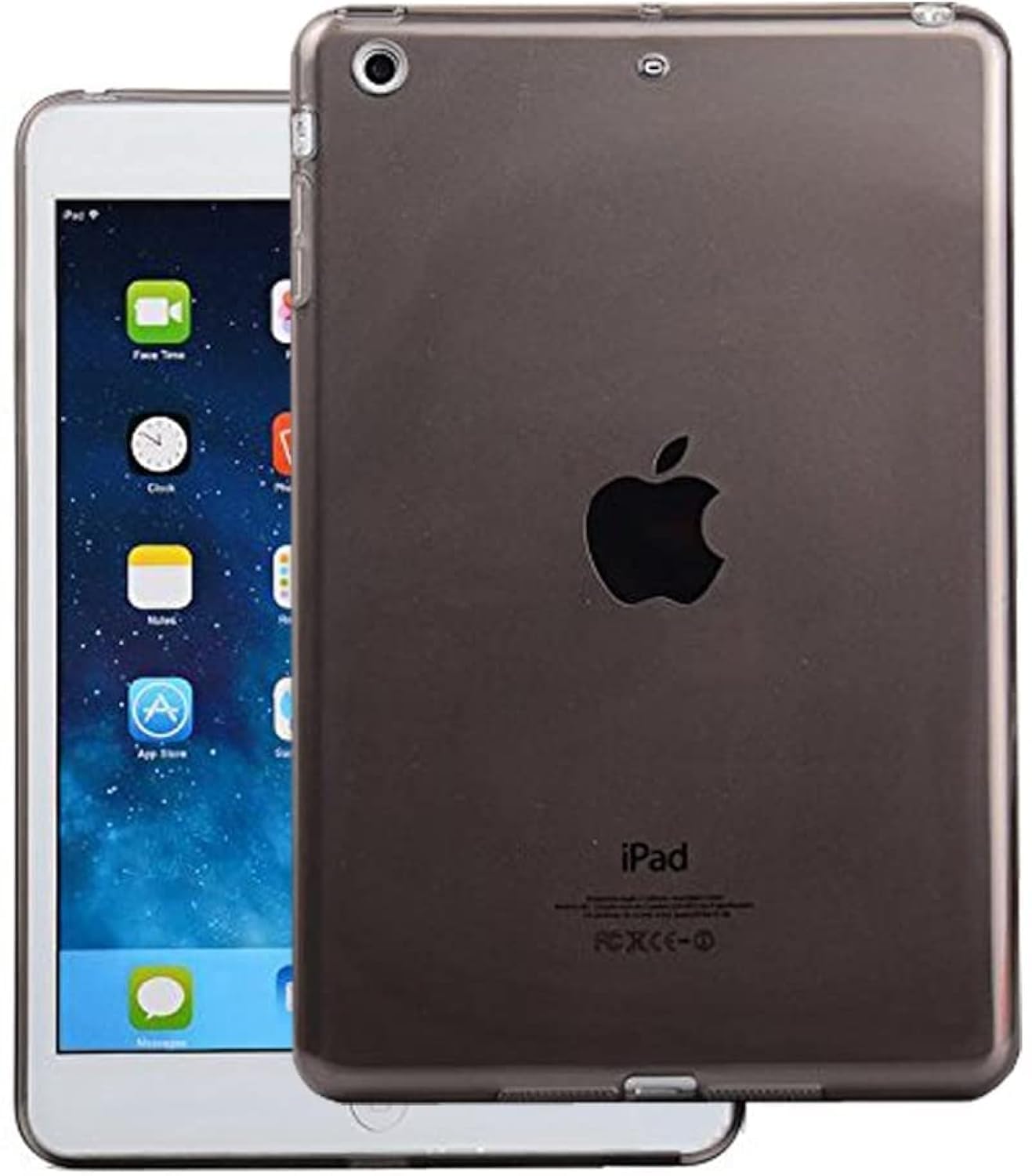 Premium Shockproof Silicone Case for iPad Pro 9.7 inch (Model A1673/A1674/A1675, 2016) - Slim Flexible TPU Cover with Clear Back & Anti-Scratch Protection | Perfect for Work, Travel & Everyday Use