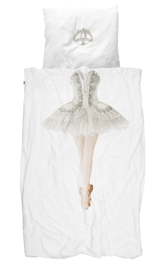 SNRK Ballerina Duvet Cover Set - Soft & Breathable Bedding for Girls & Teens - Perfect for Ballet Themed Bedrooms & Dance Lovers