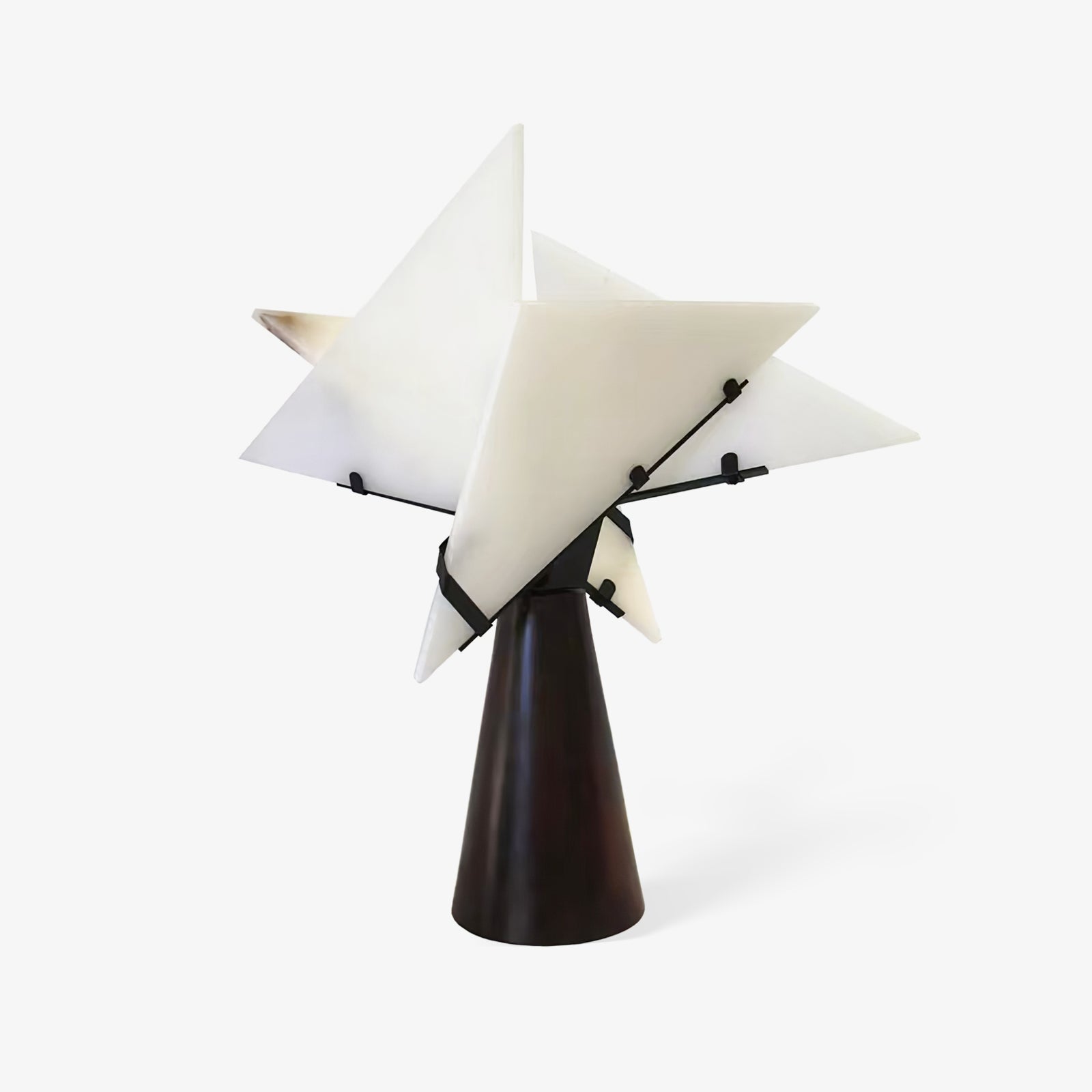 Pierre Chareau Style Modern Table Lamp - Adjustable LED Desk Light for Home Office, Bedroom & Living Room Decor - Perfect for Reading, Working & Ambient Lighting