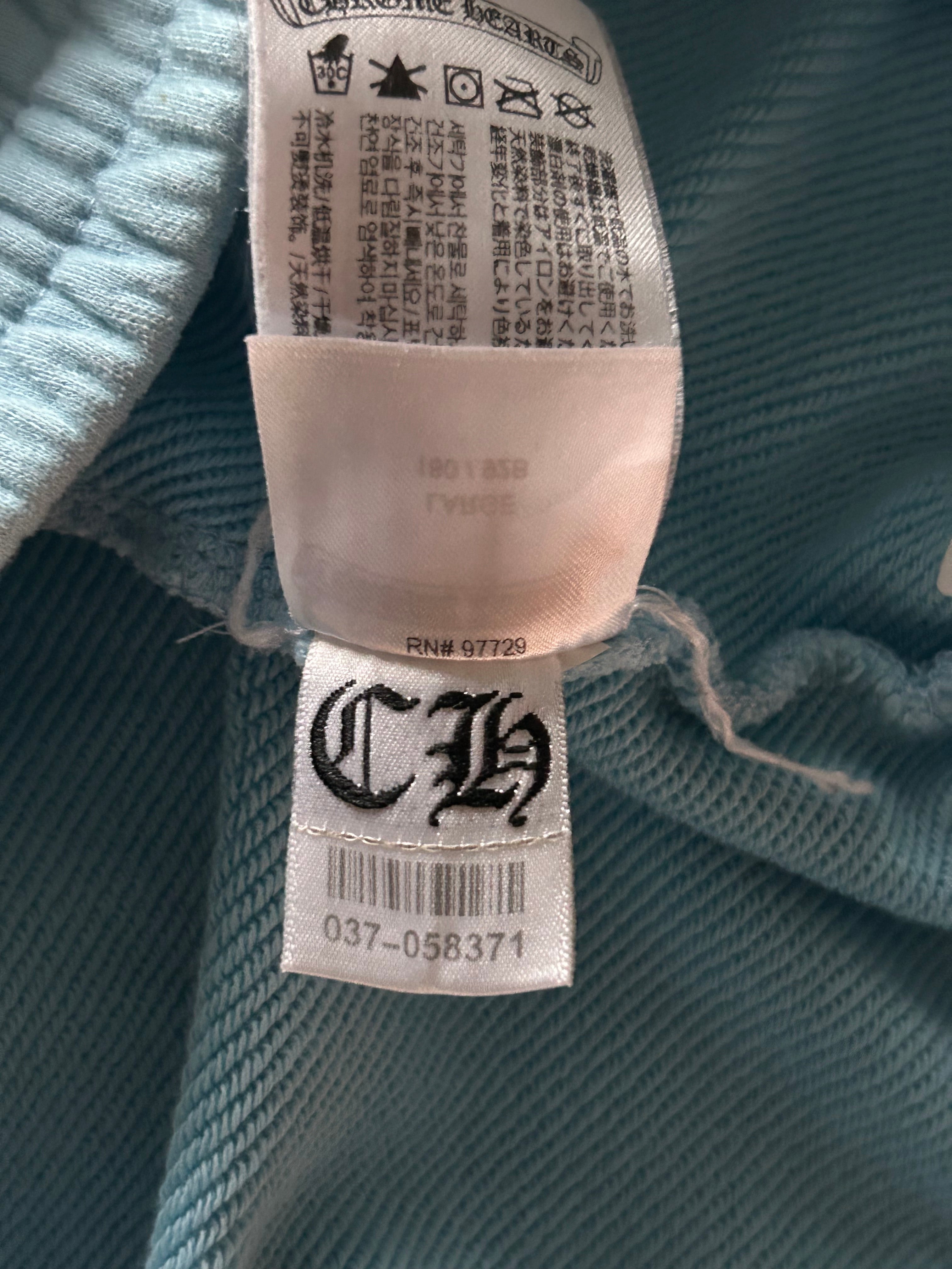 Chrome Hearts Blue Miami Art Basel Exclusive Sweatpants for Men & Women | Limited Edition Luxury Lounge Pants for Streetwear & Casual Fashion | Perfect for Art Events, Travel & Relaxation
