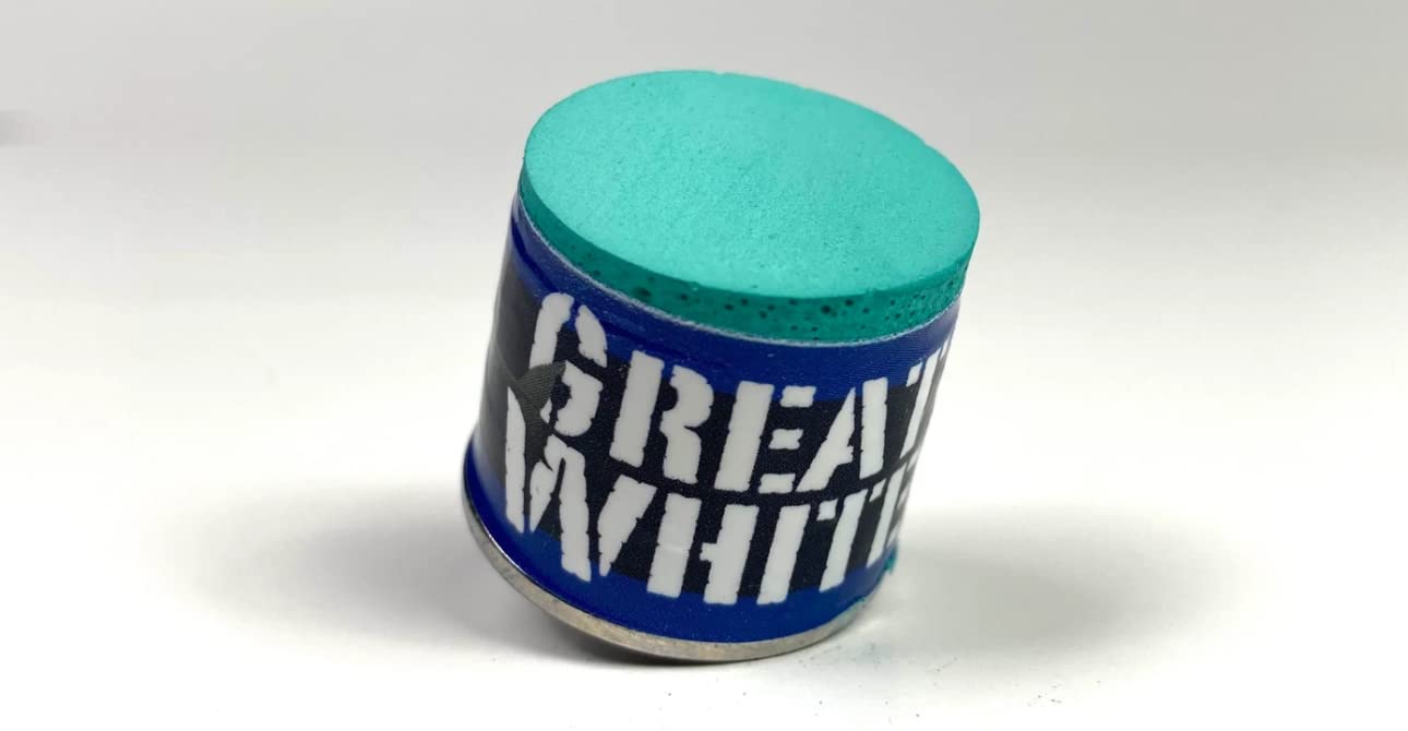 Premium Great White Billiard Chalk for Pool Cues - High Grip & Less Mess - Perfect for Professional Players & Home Game Rooms