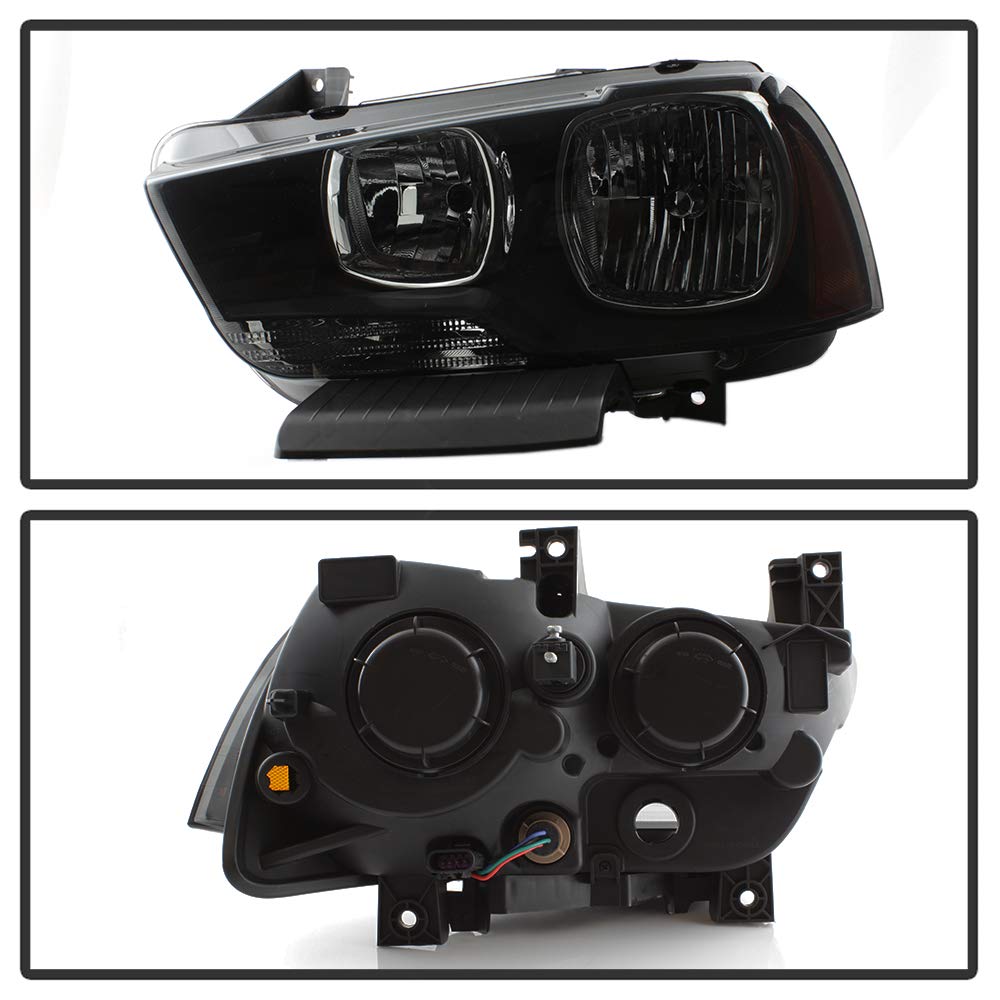 2011-2014 Dodge Charger Halogen Headlight Assembly - Crystal Clear Headlamp Replacement for Improved Night Driving Visibility | Perfect for Road Trips, Commuting & Off-Road Adventures