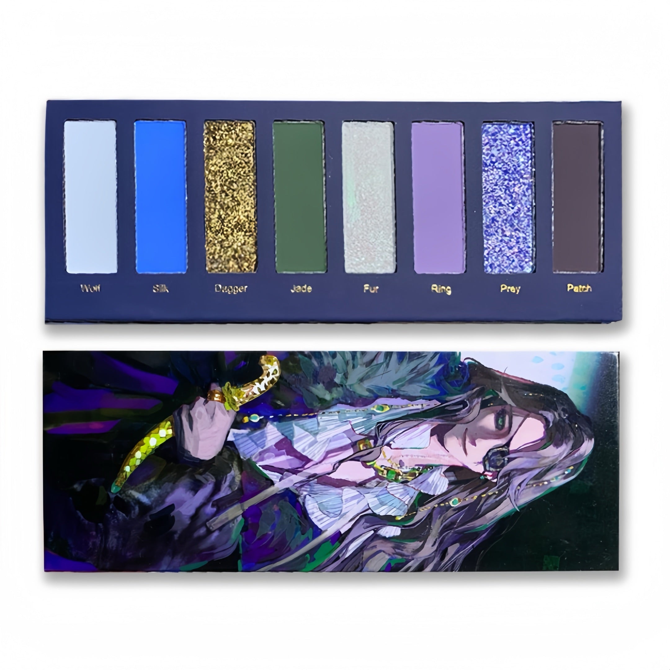 Narimi Back to the 90s Eyeshadow Palette #10 One Eyed Earl - Deep Emerald Green Matte & Shimmer Eyeshadow for Vintage Makeup Looks | Perfect for 90s Retro Party, Cosplay & Night Out