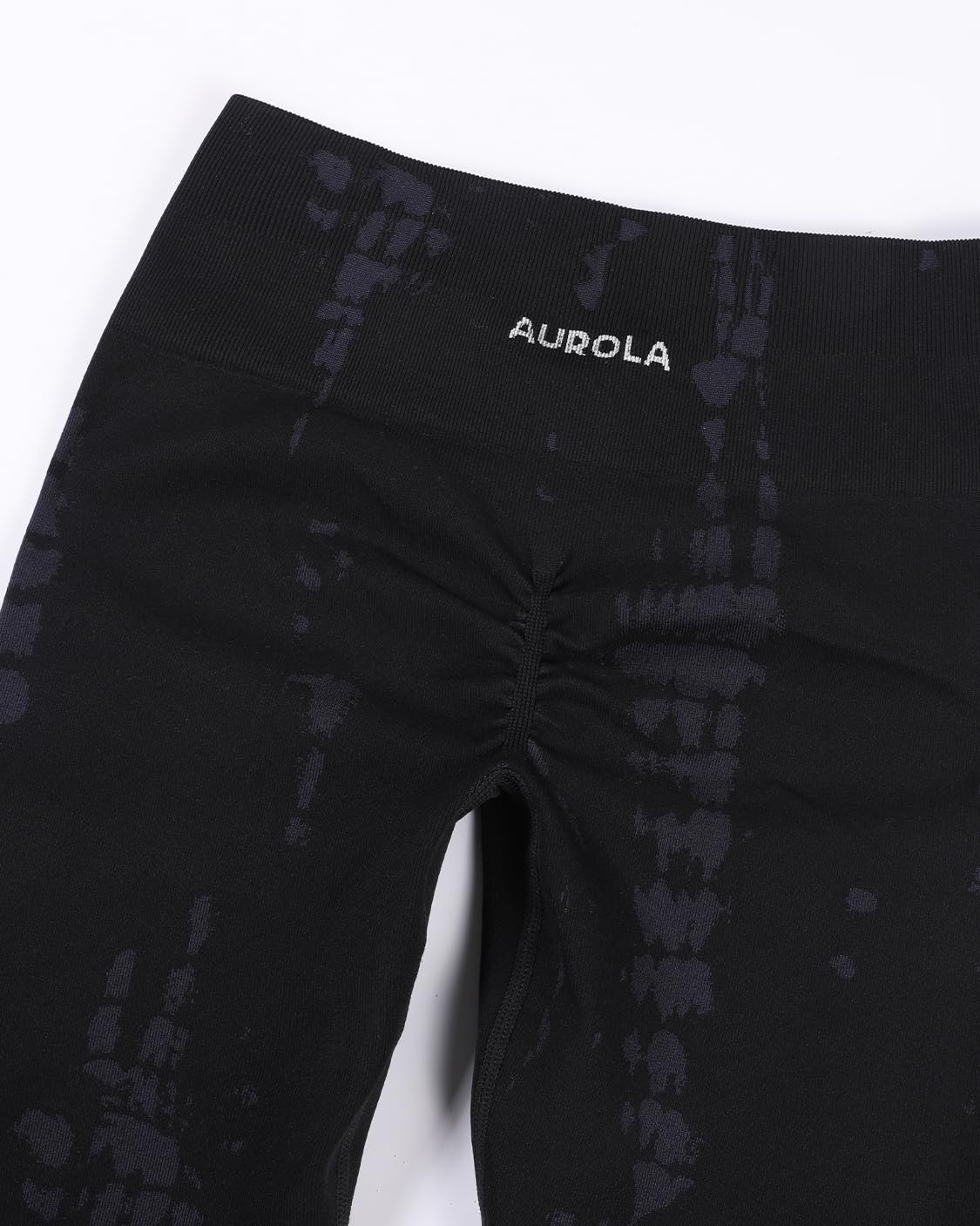 AUROLA Women's Serpent Snake Seamless Scrunch Workout Leggings - High Waisted Ribbed Yoga Pants, Squat Proof Thick Gym Leggings for Running, Fitness & Daily Wear