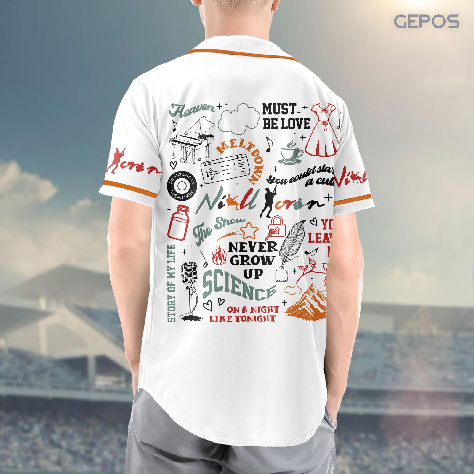 Custom Baseball Jersey - Personalized Sports Uniform for Men & Women | Great for Baseball Games, Team Events & Birthday Gifts | Comfortable Casual Print Shirt for Fans & Players