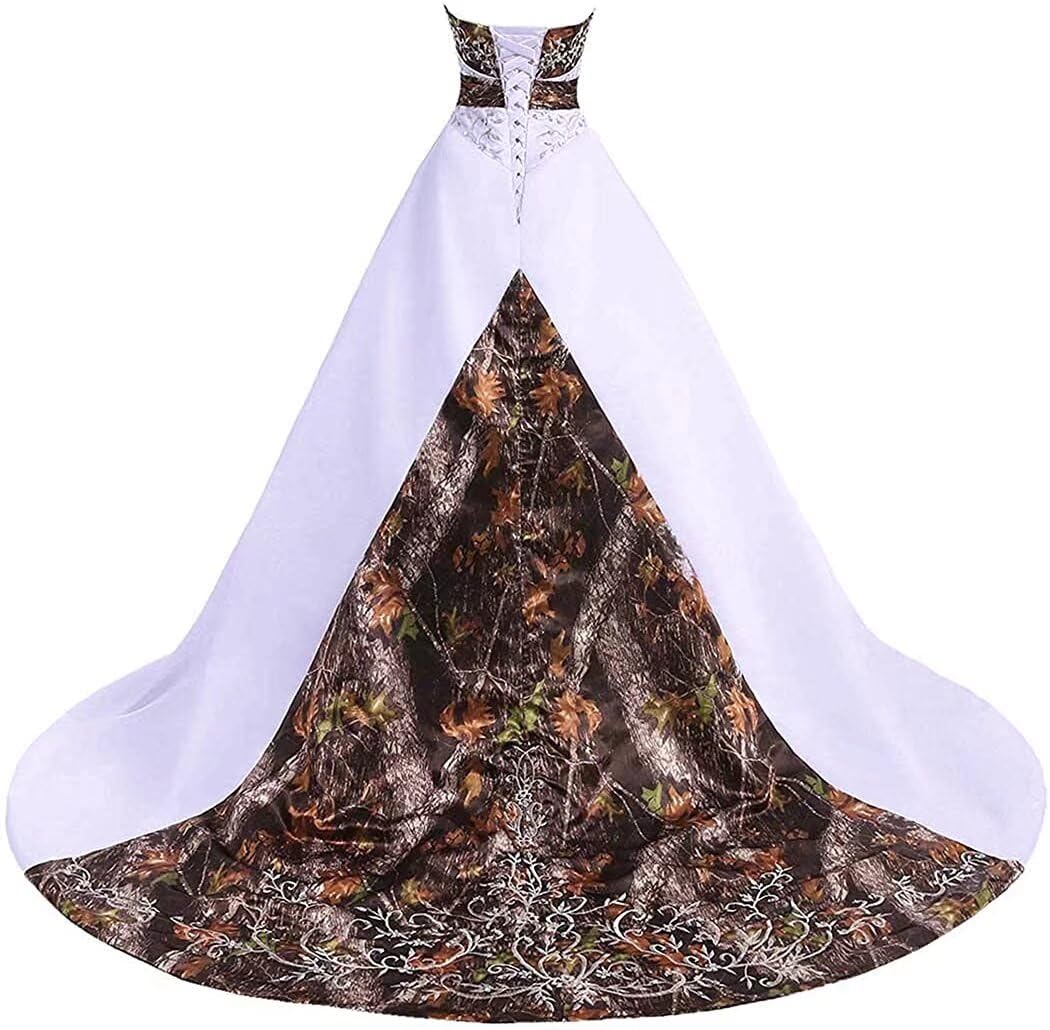 Elegant Strapless Wedding Dress for Women - Satin Embroidery & Beaded Bridal Gown | 2021 Collection | Perfect for Beach Weddings, Church Ceremonies & Formal Receptions