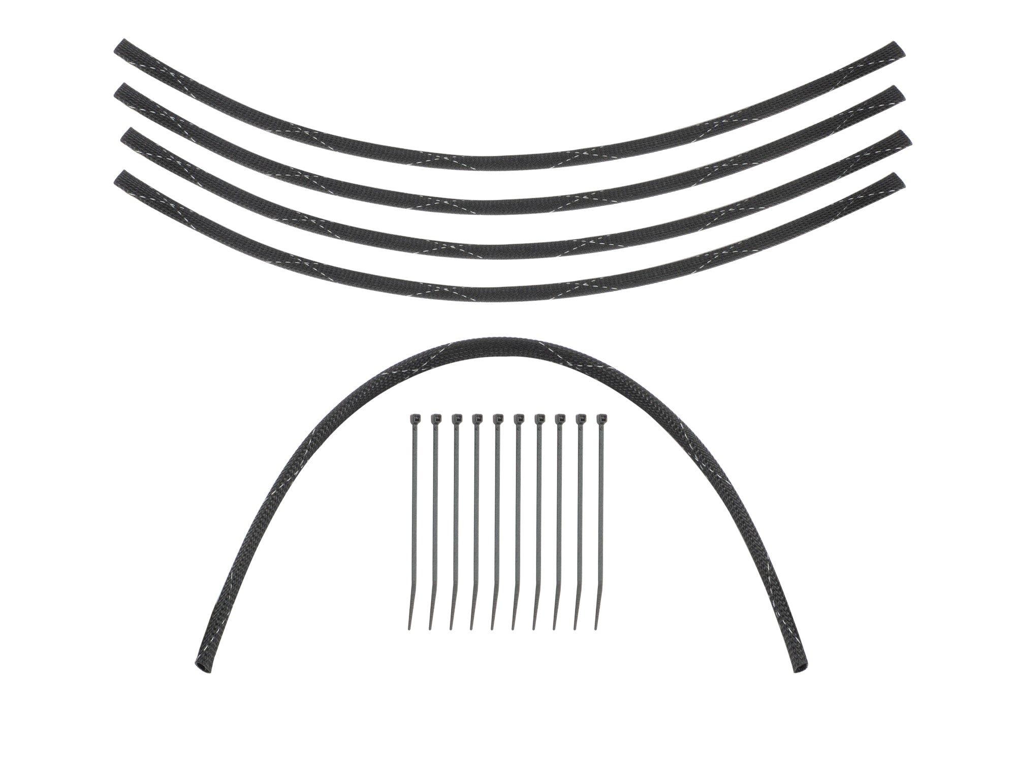 High-Quality Fuel Line Anti-Abrasion Sleeve Kit - Durable Protection for Automotive Fuel Hoses - Perfect for Car, Truck & Motorcycle Engine Maintenance & Repair
