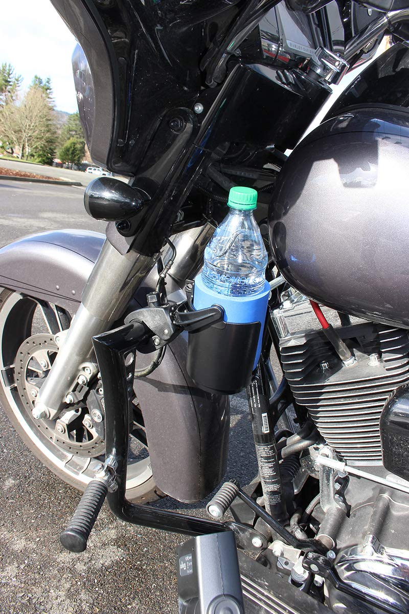 RAM Mounts RAM-B-132-400U 16oz Level Cup Drink Holder with Tough-Claw Mount for Motorcycle, ATV/UTV, Bike - Durable Beverage Solution for Outdoor Adventures