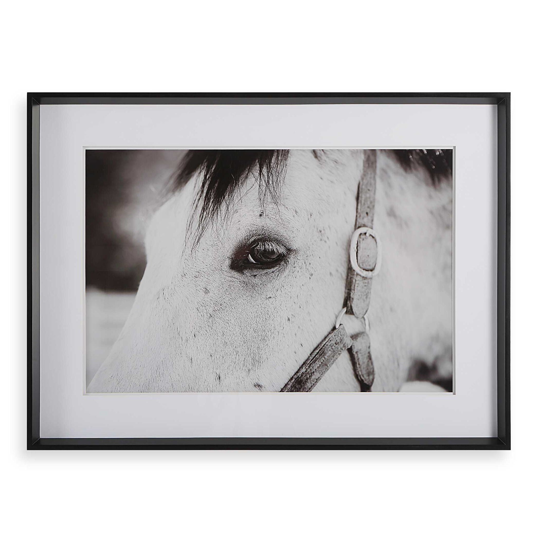 Eye of the Beholder Framed Art Print - White Wall Decor for Living Room, Bedroom & Office