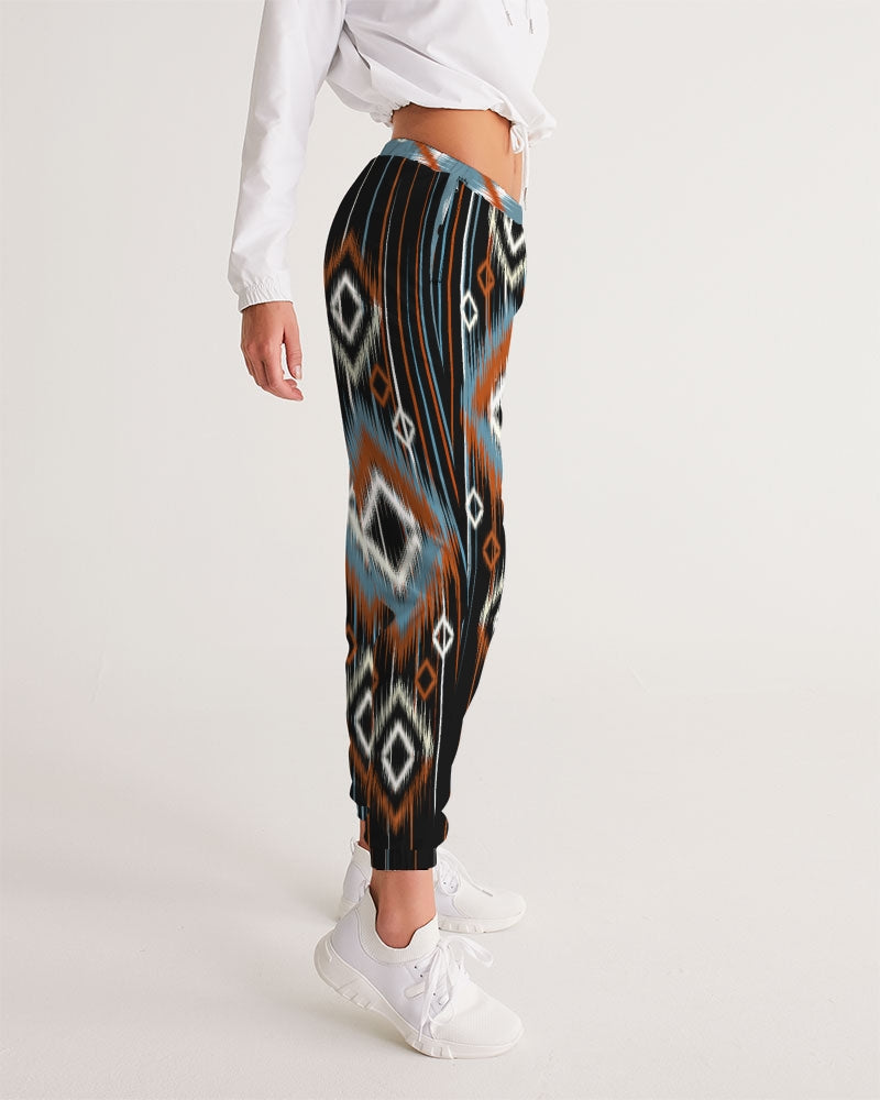 Night Walk Pattern Women's Track Pants - Comfortable High Waisted Yoga Lounge Pants for Running, Workout & Casual Wear