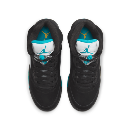 Air Jordan 5 Retro Aqua Black Aquatone Taxi Basketball Shoes - Men's High-Top Sneakers for Streetwear & Casual Style | Perfect for Basketball Games, Urban Fashion & Sneaker Collectors