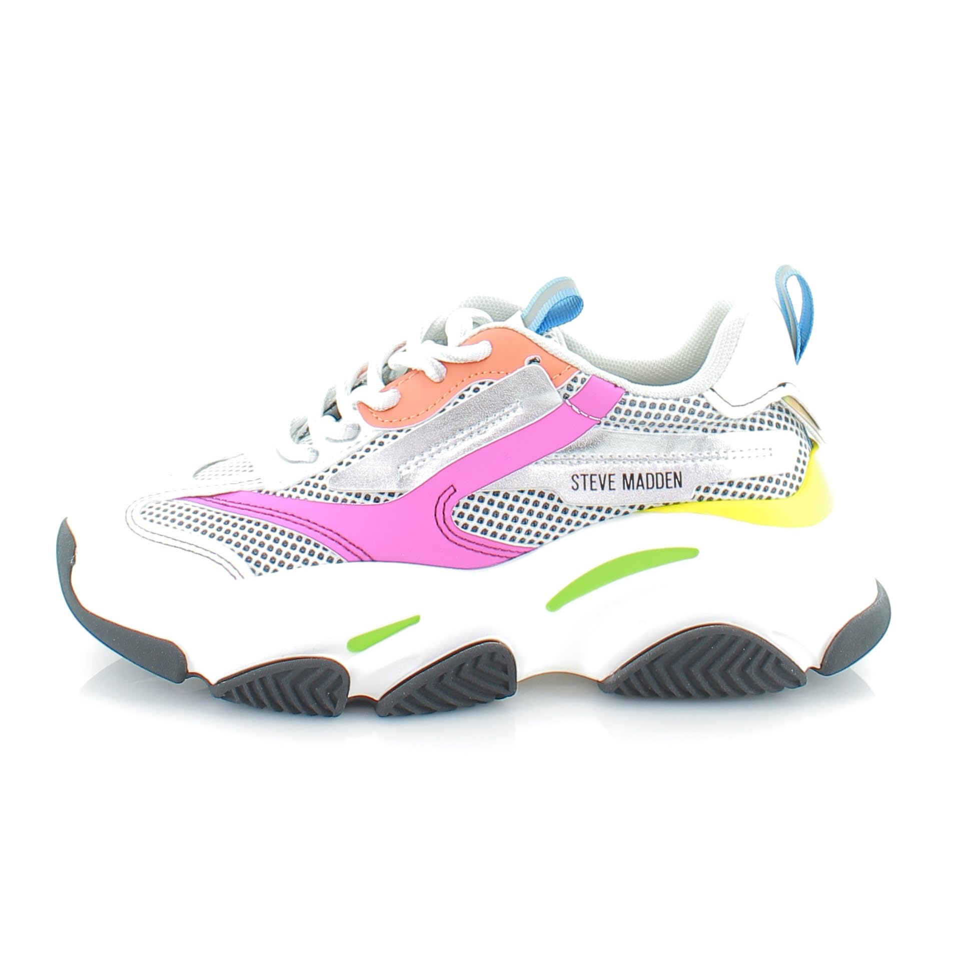 Steve Madden Women's Possession Fashion Sneakers - Comfortable Casual Shoes for Walking, Running & Everyday Wear | Trendy Athletic Footwear for Women