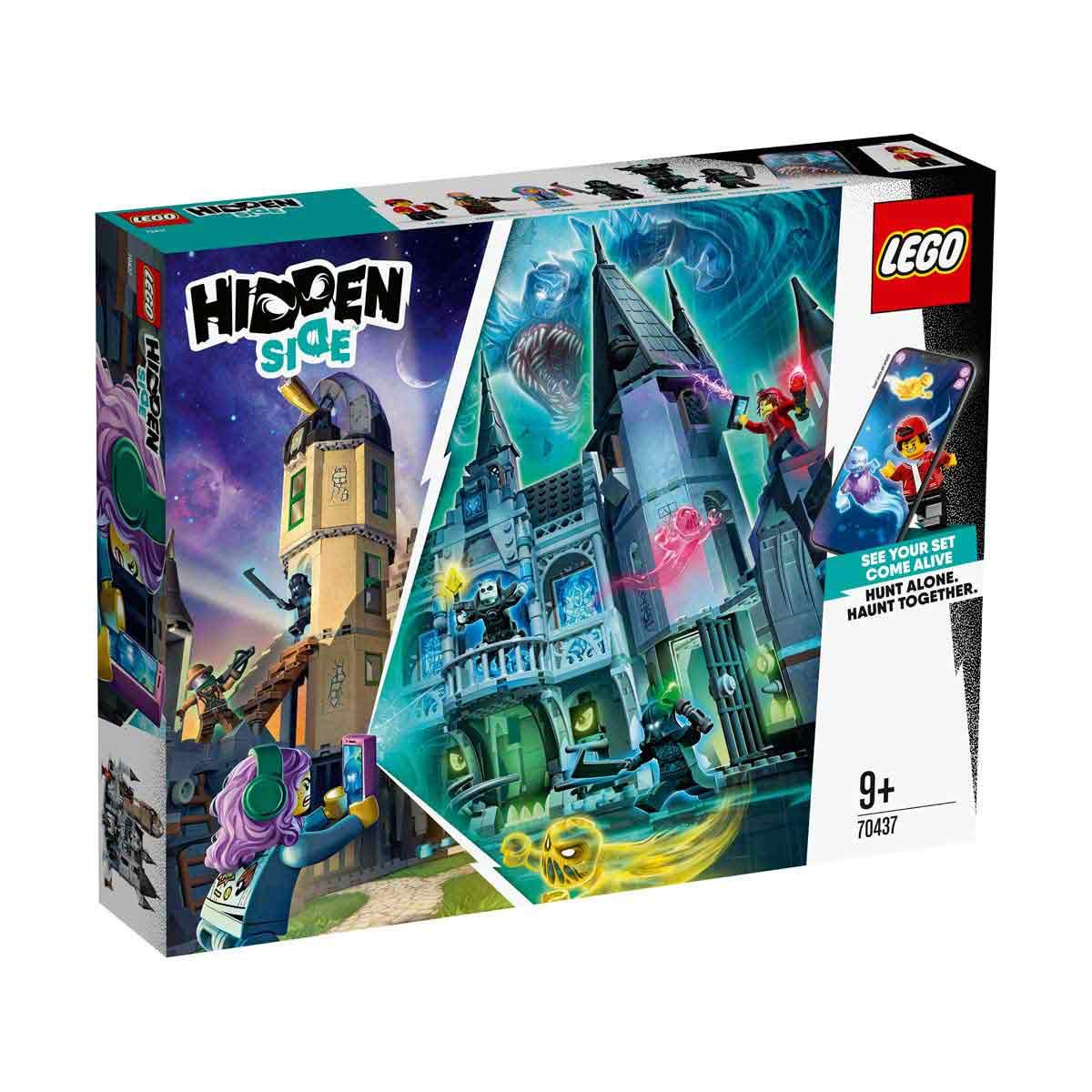 LEGO 70437 Hidden Side Haunted Fortress with AR App - Interactive Multiplayer Augmented Reality Building Set for iPhone & Android - Perfect for Kids' Halloween Games & Family Game Nights