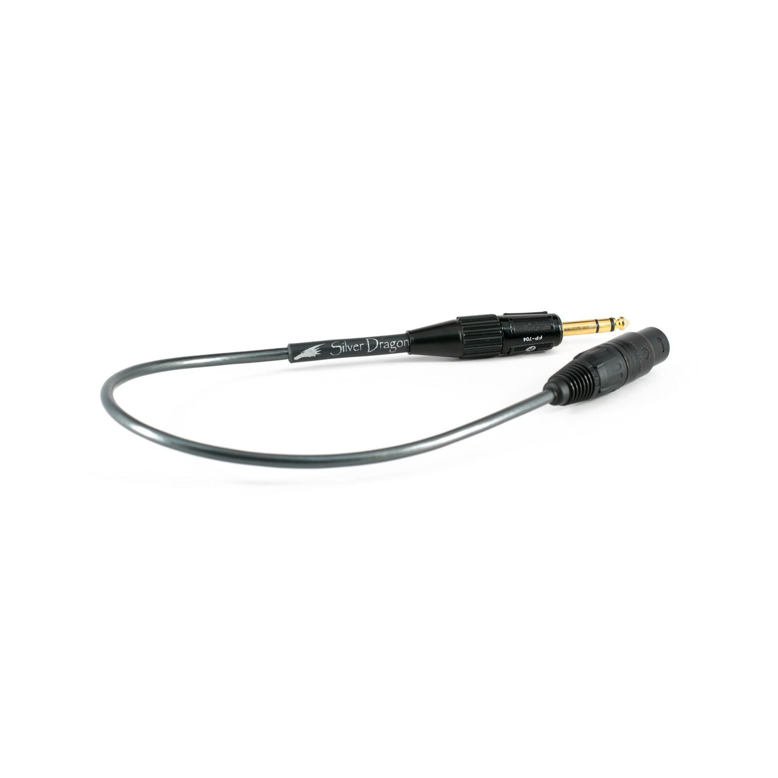 Premium Silver Dragon V3 Headphone Adapter Cable - Female 4XLR to Furutech 1/4