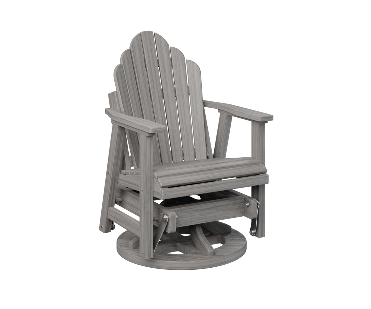 Berlin Gardens Cozi Back Swivel Glider - Outdoor Patio Rocking Chair with Cushion, Weather-Resistant for Garden, Deck, Porch & Poolside Relaxation