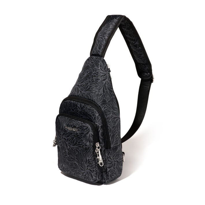 Baggallini Securtex Anti-Theft Crossbody Sling Bag for Women - RFID Blocking, Lightweight & Secure Travel Purse - Perfect for Day Trips, Commuting, and Shopping