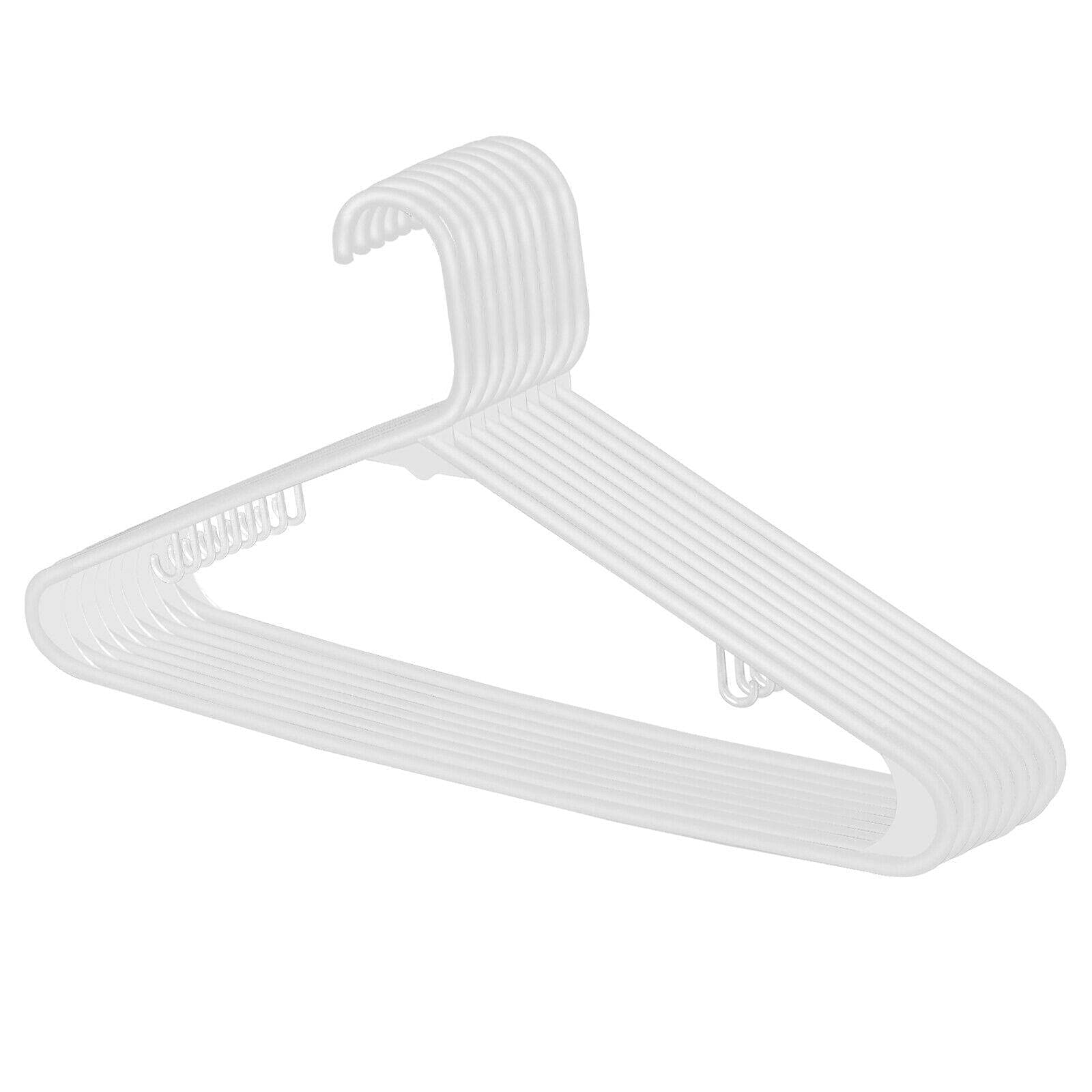 Hangers Skirt Suit Hangers - 100 Pack Closet Organizer for Pants, Skirts, and Suits - Dorm Room Essentials, Home & Room Organization, Perfect for Clothes Racks and Wardrobes