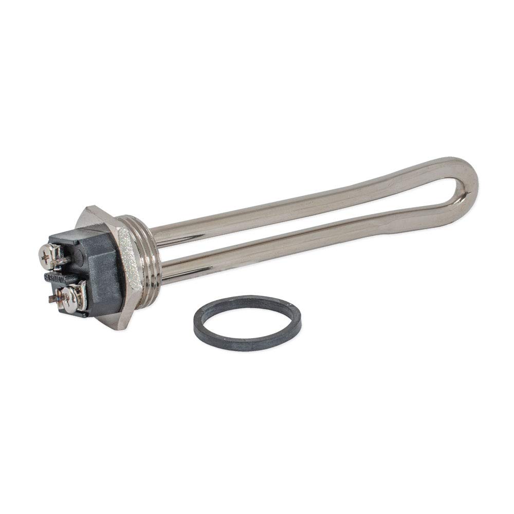 60047 Straight Water Heater Element 120V 1440W - Replacement Heating Element for Electric Water Heaters, Home & RV Use