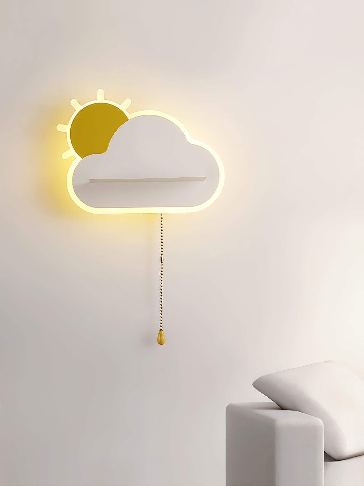 Dreamy Cloud Wall Lamp - Soft Glow LED Night Light for Kids Room, Nursery, Bedroom - Perfect for Relaxation & Sleep Aid