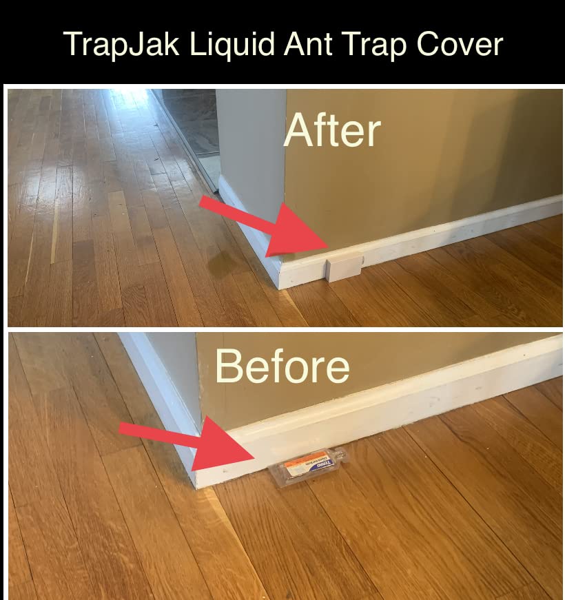 Reusable Liquid Ant Trap Covers - 3 Pack | Compatible with TERRO & Ortho Home Defense Baits | Indoor/Outdoor Ant Bait Station Protectors | Small Discreet Design for Kitchens, Gardens & Patios