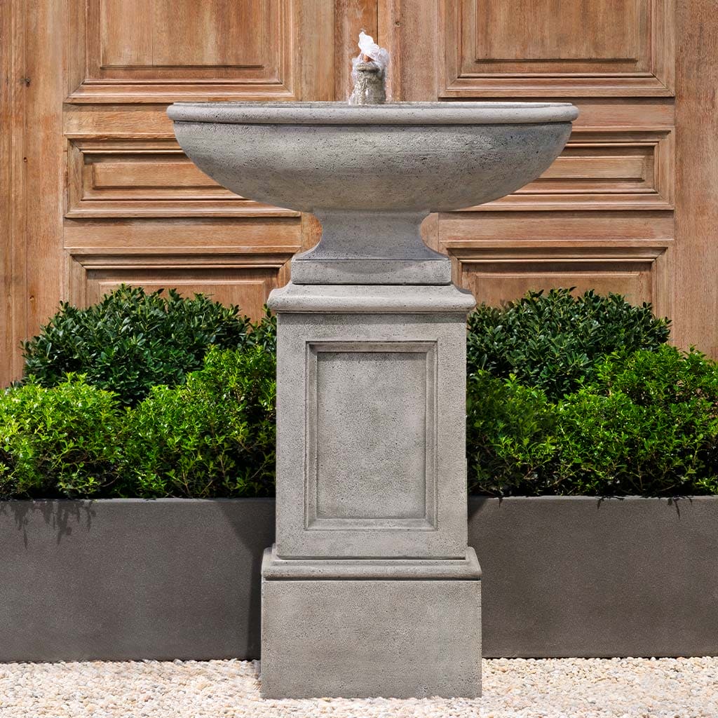 Campania International Gramercy Fountain - Classic Outdoor Garden Water Fountain for Patio, Yard & Landscaping - Perfect for Backyard Decor, Relaxation & Bird Bathing
