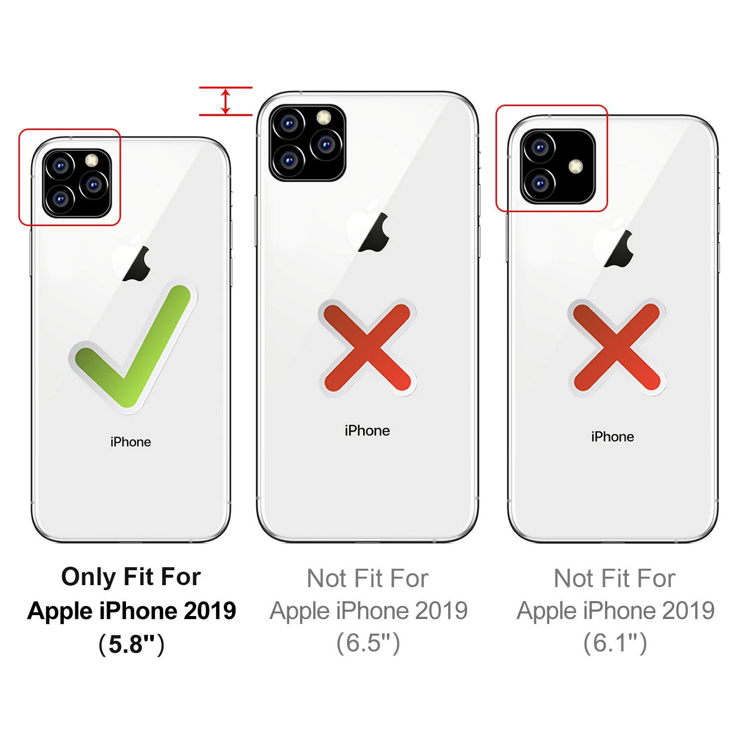Premium iPhone 11 Pro Wallet Case with Card Holder & Credit Card Slot - Slim Protective Cover in Grey | Perfect for Everyday Use, Travel & Hands-Free Convenience