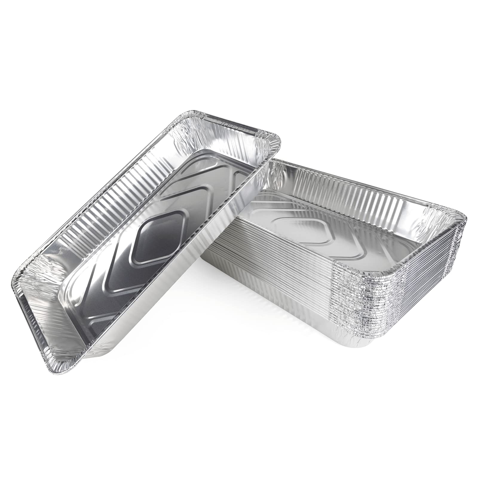 IDL Packaging Full Size Aluminum Steam Table Pans - 21