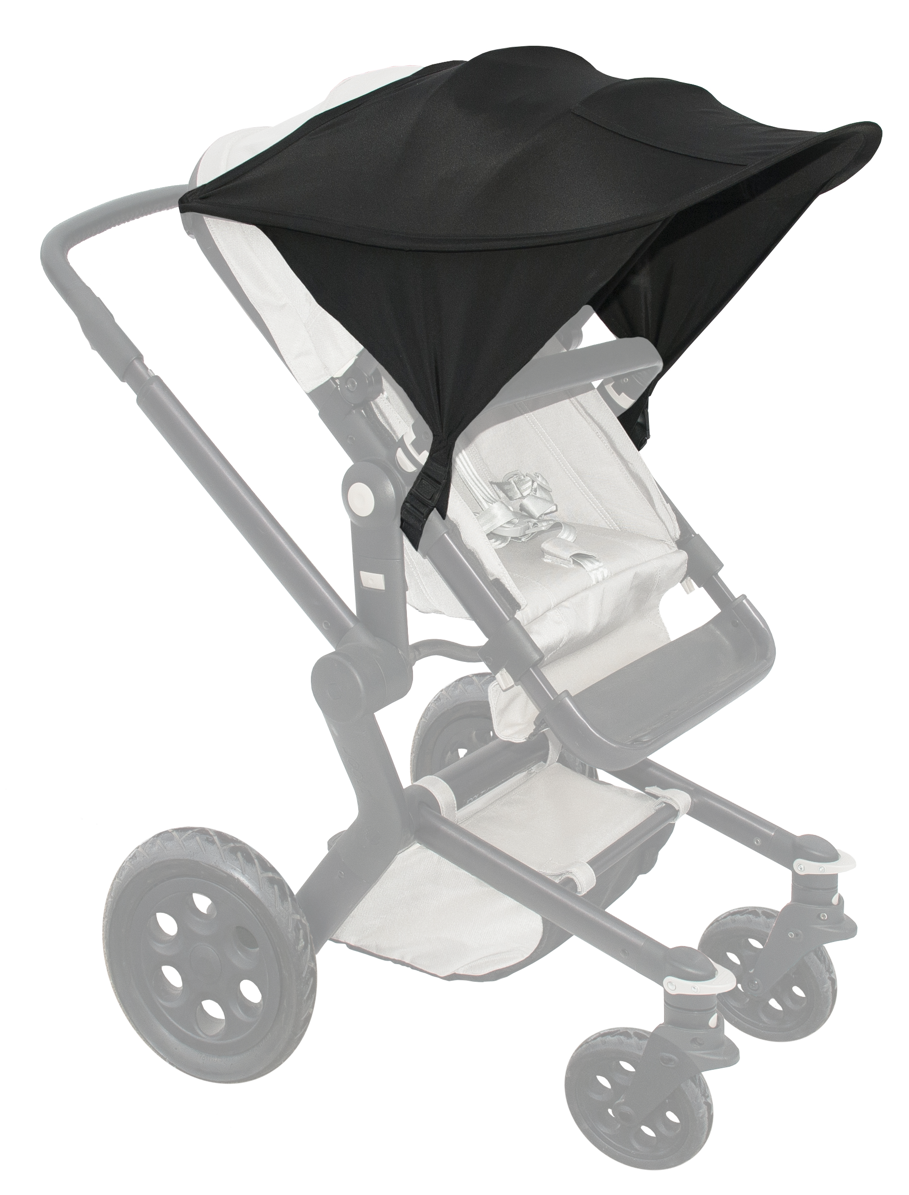 SolarSafe UV Protection Baby Stroller Canopy - Lightweight & Adjustable Sunshade for Infants & Toddlers - Perfect for Outdoor Walks, Park Visits & Beach Trips