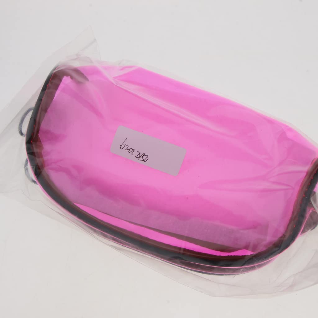 Waterproof Travel Makeup Bag with Zipper - Clear Cosmetic Organizer for Toiletries, Half Round Pouch - Perfect for Airplane, Gym & Weekend Getaways