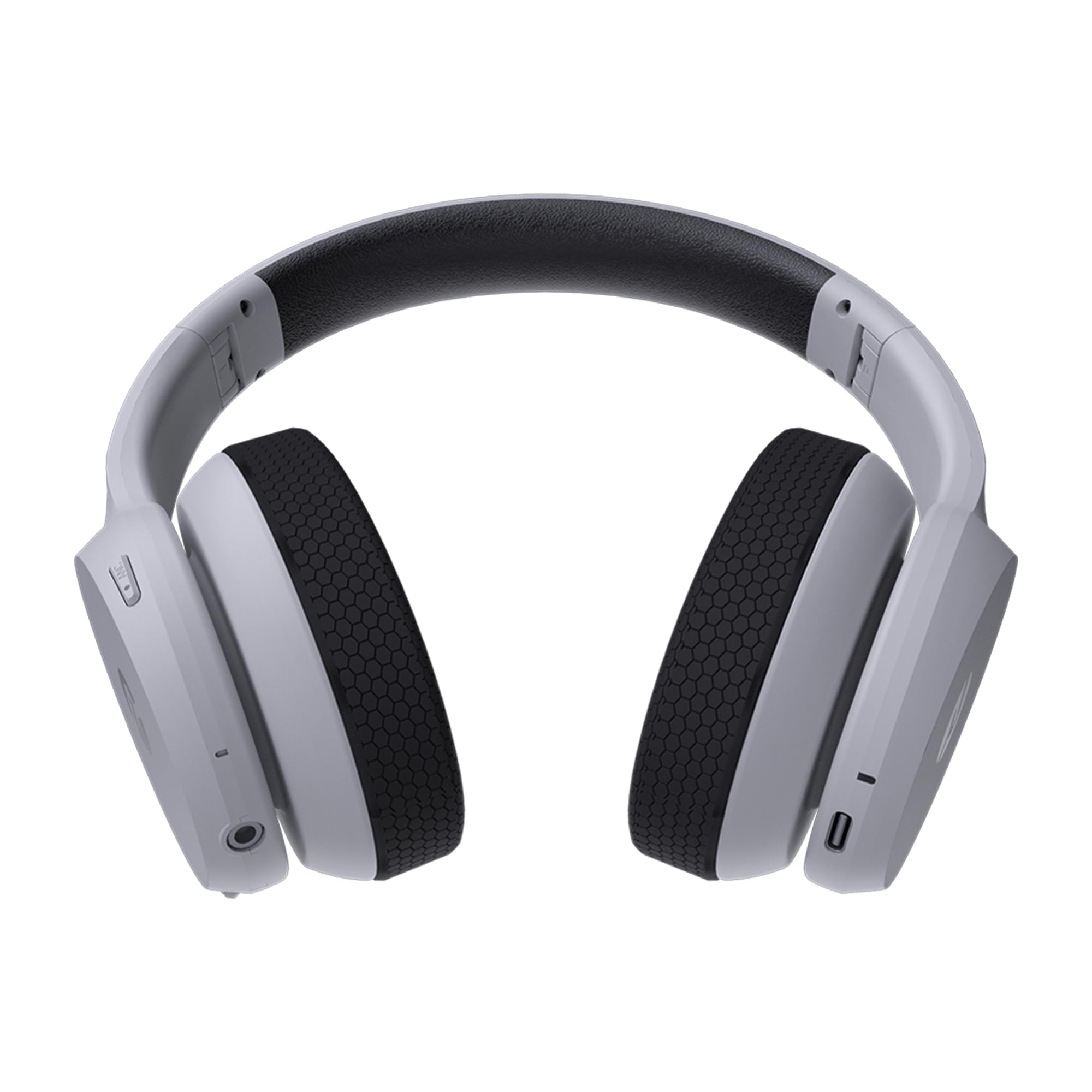 Raycon Fitness Headphones Wireless Over-Ear Headphones with 45H Battery, ANC, Awareness Mode, IPX4 Waterproof - 3 Quick Swap Ear Cushions for Running, Gym & Workout (White)