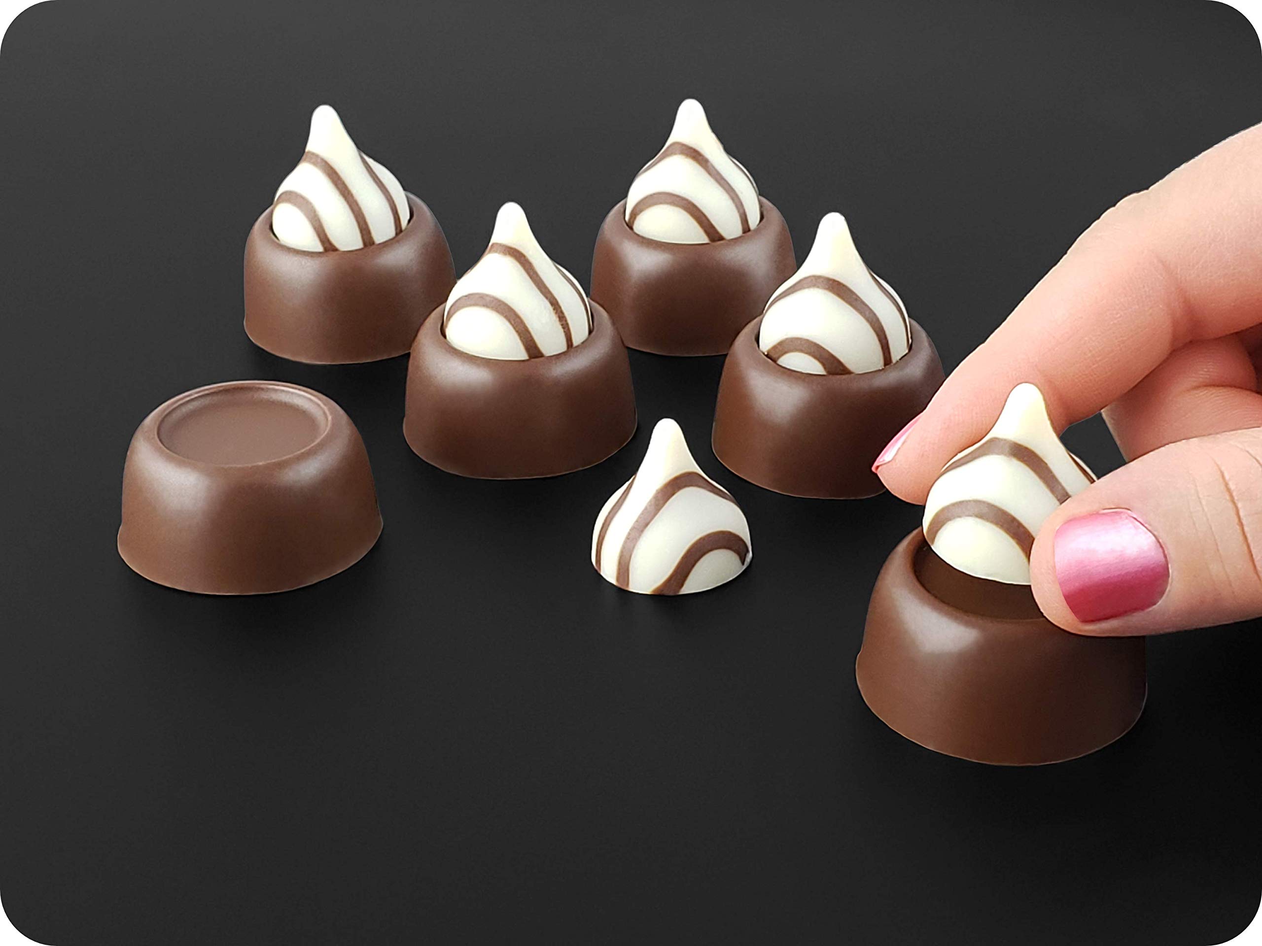 Premium Candy Drop Mini Sandwich Cookie Chocolate Mold - DIY Baking Tools for Homemade Cookies, Chocolates & Desserts - Perfect for Parties, Gifts & Holiday Treats