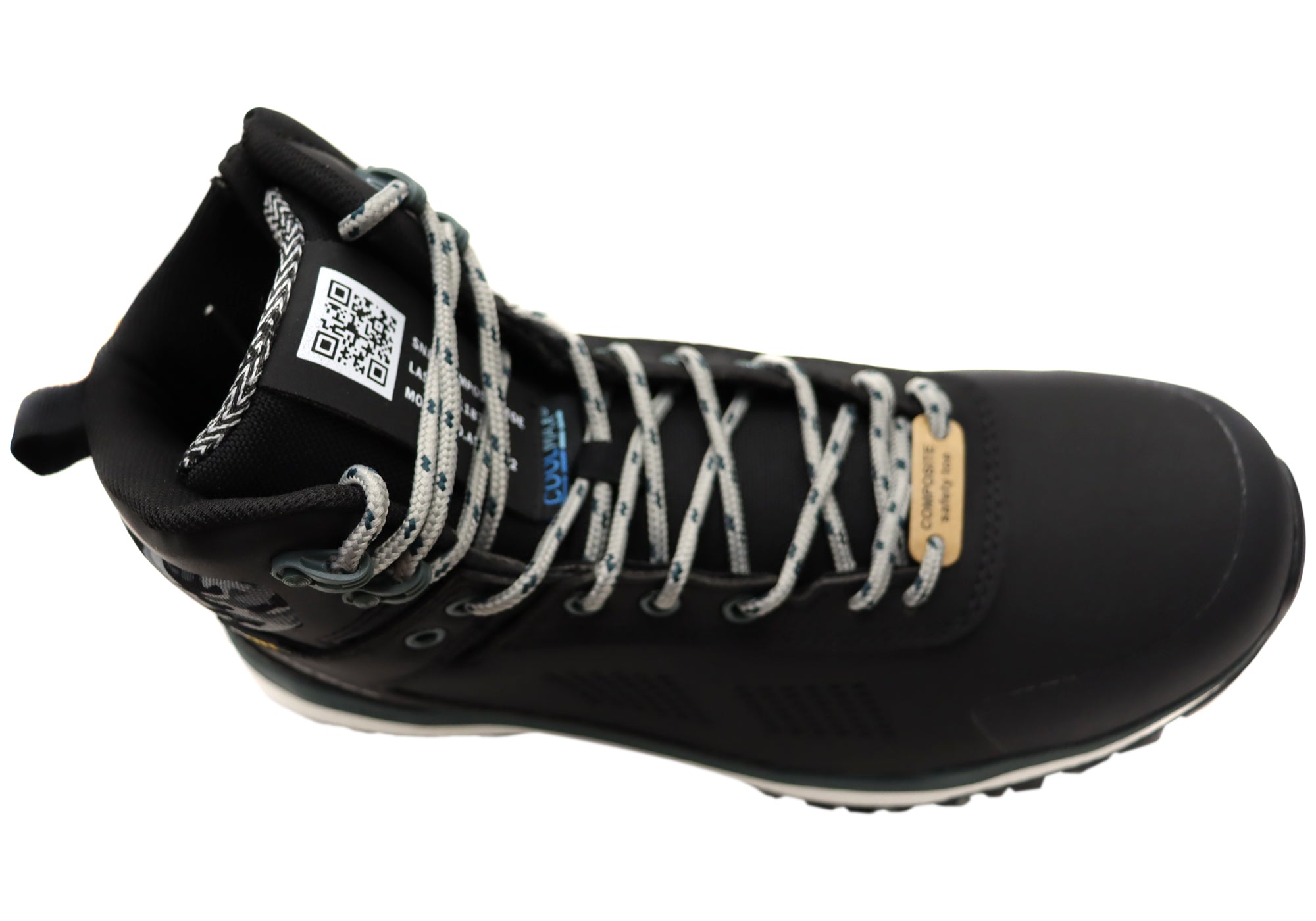 KingGee Men's Terra Firma Hybrid Zip & Lace Composite Toe Work Boots - Durable Safety Shoes for Construction, Warehouse & Outdoor Work