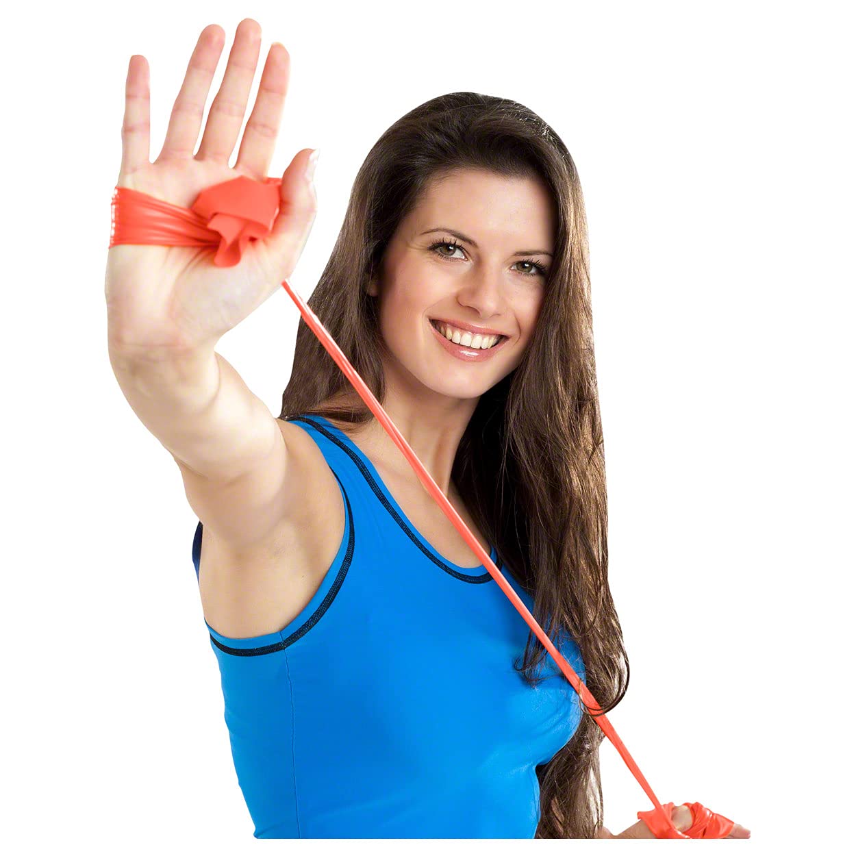 Extra Light Level 1 Peach Resistance Bands - 50 Yard/46 Meter Latex Exercise Bands for Strength Training, Physical Therapy & Home Workouts | Perfect for Pilates, Core Exercises & Rehab