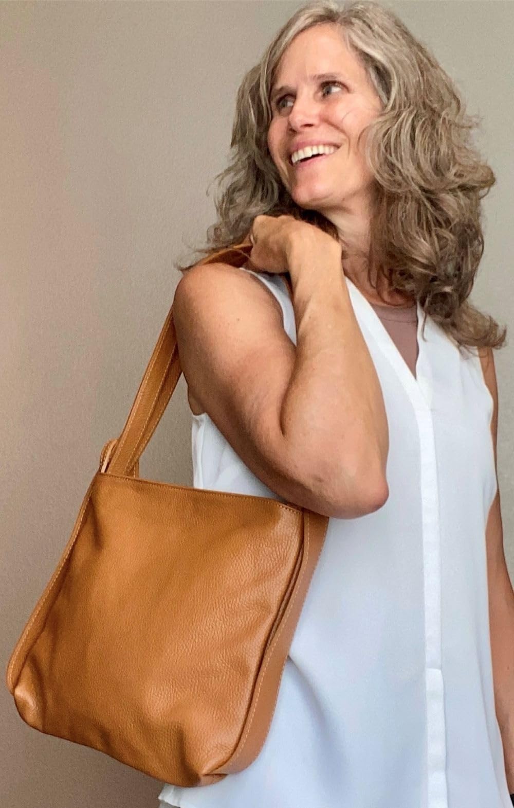 Bria Convertible Leather Backpack Purse for Women - Soft Casual Travel Shoulder Bag, Laptop Bag, Work Tote & Everyday Use | Stylish & Functional Crossbody Handbag for Office, Commute & Weekend Outings