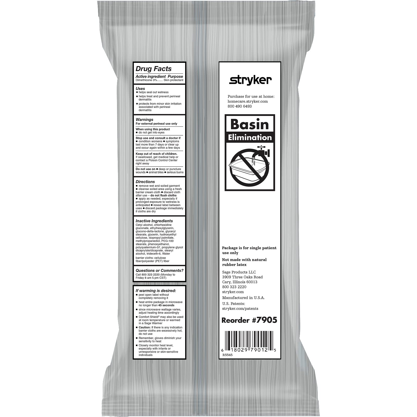 **Premium Incontinence Barrier Cream Cloths - 48 Packs (8 Cloths Each) - Skin Protection for Irritation & Rash Relief | Hypoallergenic, Fragrance-Free | Ideal for Elderly Care, Postpartum & Sensitive Skin**